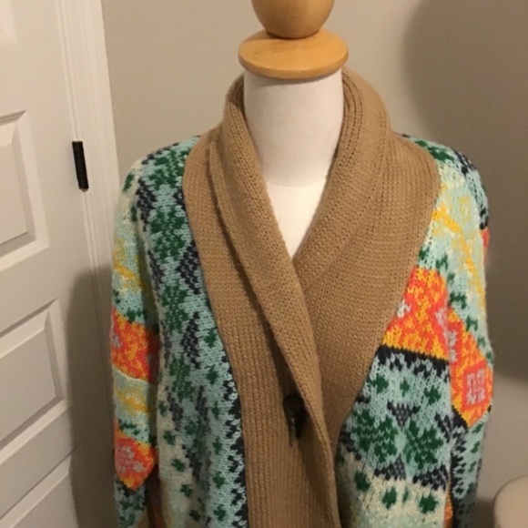 🔥🔥SALE! VERY RARE, ANTHROPOLOGIE, SIZE M/L GREAT CONDITION, WOOL CARDIGAN, 👍 - Picture 15 of 16